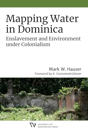 Book cover: “Mapping Water in Dominica” with image of stone ruins.