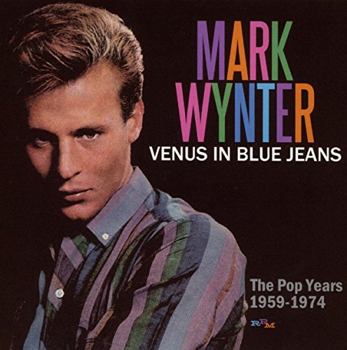 CD cover featuring Mark Wynter in a striped shirt, dark background.