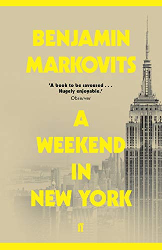 Book cover for "A Weekend in New York" with Empire State Building.