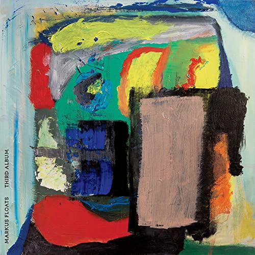 Abstract painted album cover for Markus Floats’ “Third Album” vinyl.