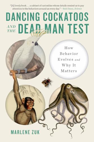 Book cover featuring a cockatoo, monkey, octopus, and insect illustrations.