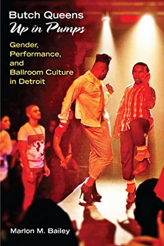Book cover featuring two Black men in high heels on a stage.