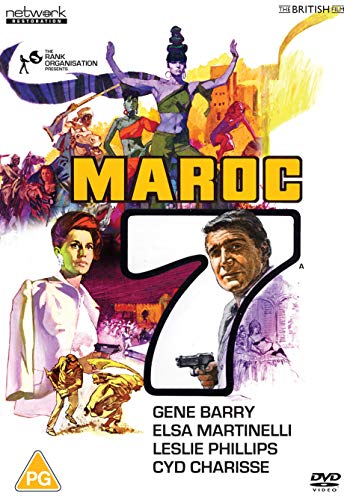 DVD cover for "Maroc 7" featuring illustrated figures and actors.