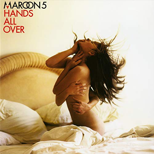 Album cover for Maroon 5’s “Hands All Over” featuring a couple embracing.