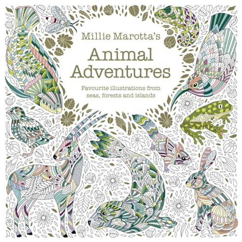 Book cover featuring intricately illustrated animals in a floral frame.