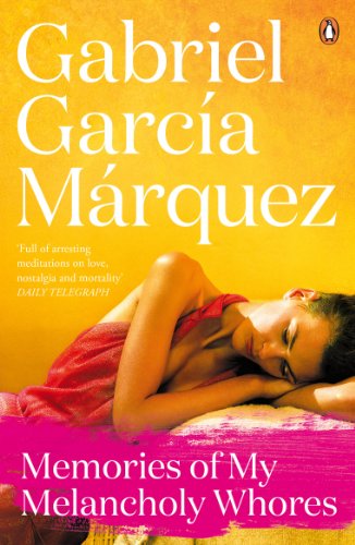 Book cover featuring a woman reclining against a yellow background with pink text overlay.
