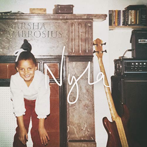 Album cover for Marsha Ambrosius’ “Nyla” featuring a young woman and bass.