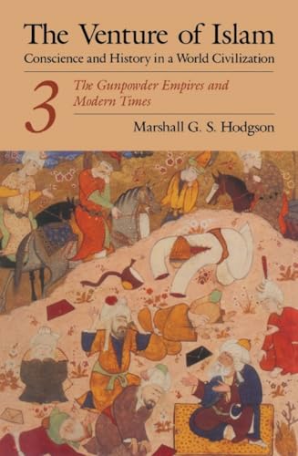 Book cover: “The Venture of Islam,” volume 3, with historical figures.