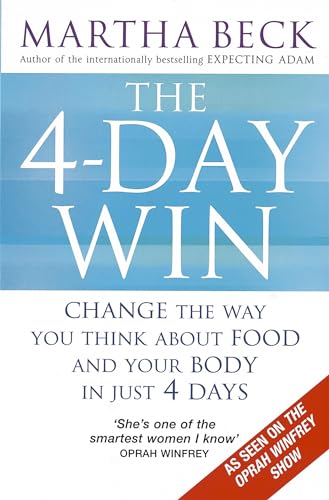 Book cover for "The 4-Day Win" by Martha Beck, with blue gradient background.