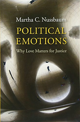 Book cover for Political Emotions by Martha C. Nussbaum featuring a reflective sculpture.