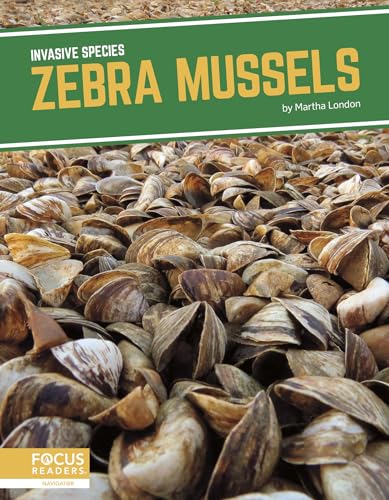 Book cover displaying a dense collection of striped zebra mussels.