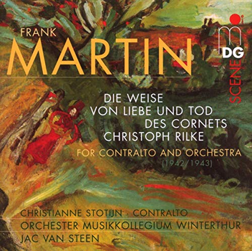 CD cover for "Martin" by Frank Martin, featuring abstract painting.