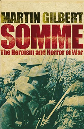 Book cover for "Somme" depicting World War I soldiers in a trench.