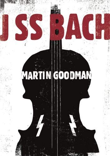 Book cover with black violin silhouette and "J S S Bach" in red text.