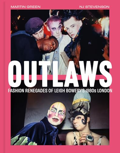 Book cover featuring portraits of 1980s London fashion figures with bold makeup.