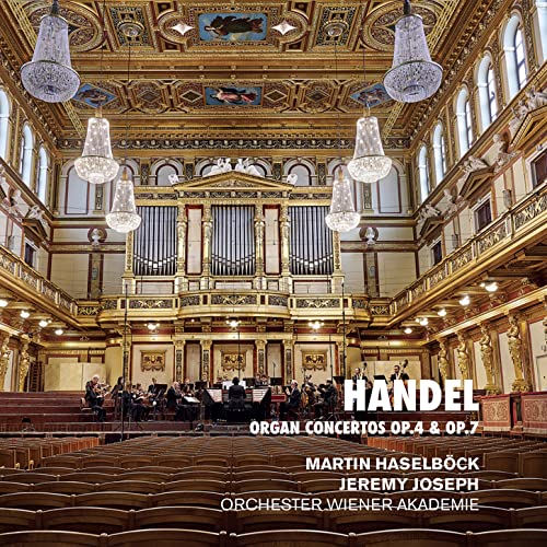CD cover: ornate concert hall interior with organ and musicians.