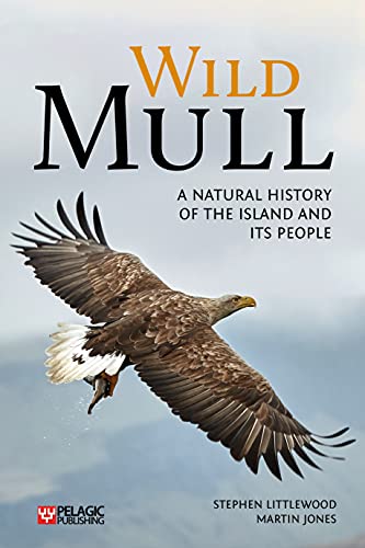 Book cover: “Wild Mull” with a golden eagle in flight.