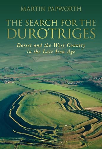 Book cover depicting an Iron Age hillfort landscape in Dorset, England.