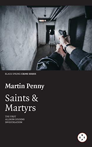 Book cover showing a person pointing a gun down a dark, narrow hallway.
