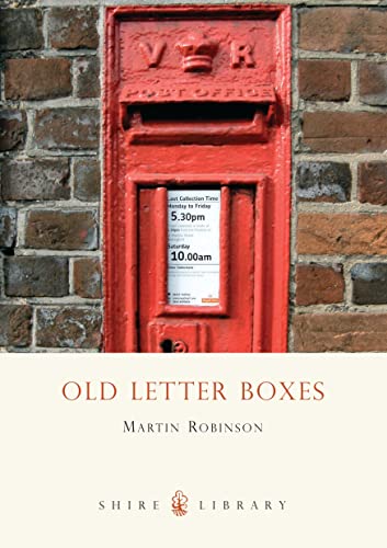 Red Victorian post box built into a brick wall, book cover.