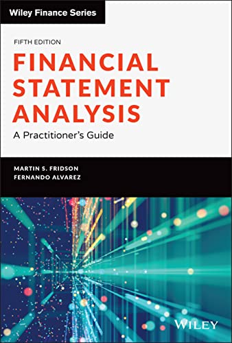 Book cover: "Financial Statement Analysis," fifth edition, with abstract background.