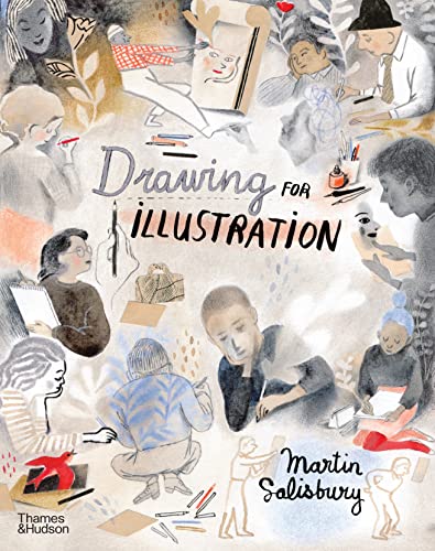 Book cover featuring various people drawing and sketching with pencils and ink.