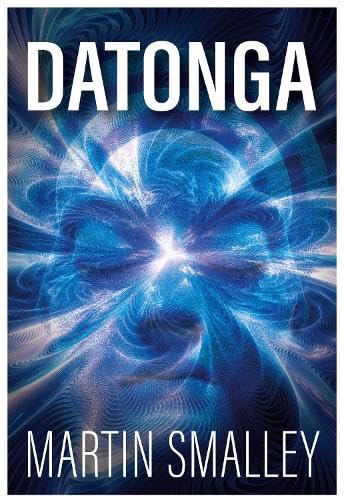 Book cover for "Datonga" by Martin Smalley with abstract blue and white design.