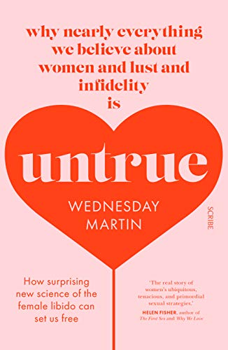 Book cover with a red heart and the title "Untrue" in bold lettering.