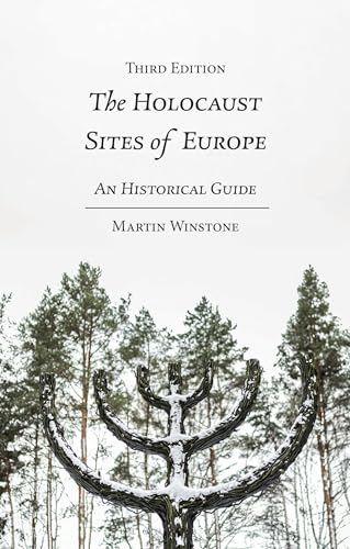 Book cover: "The Holocaust Sites of Europe," with a memorial in foreground.