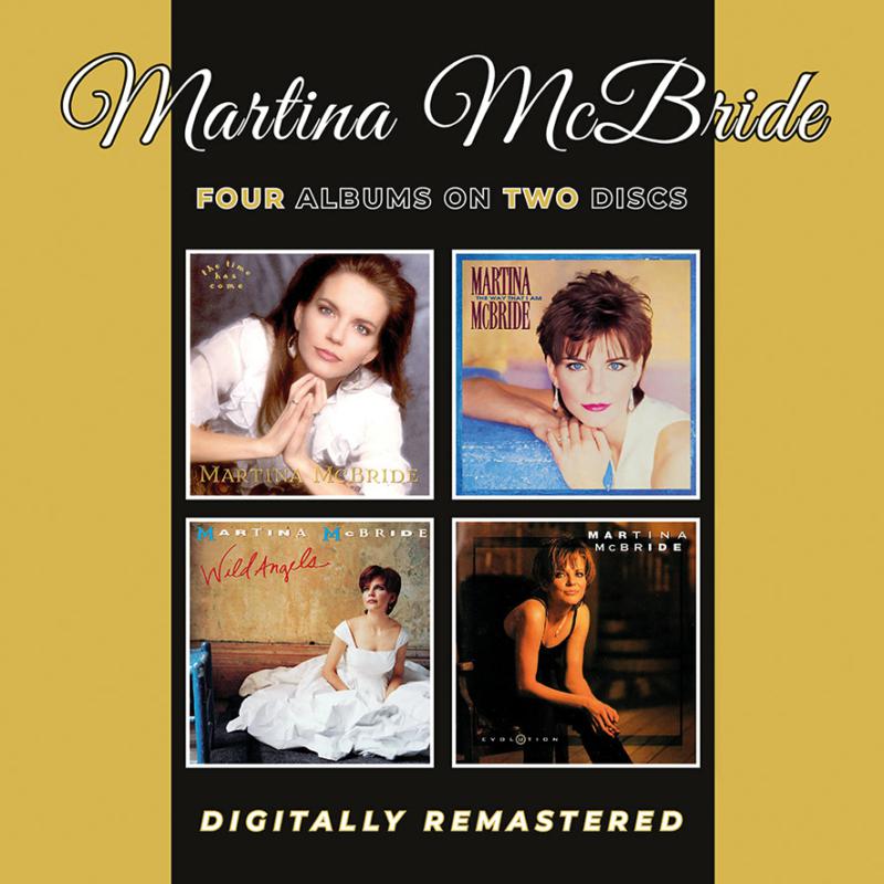 Martina McBride four-album CD collection featuring cover art for four different studio albums.