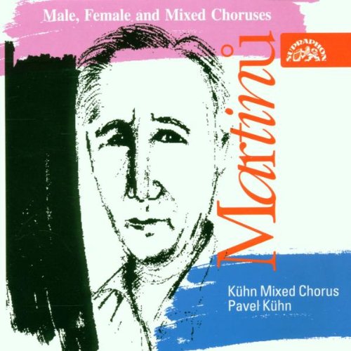 CD cover featuring a portrait of composer Bohuslav Martinů.