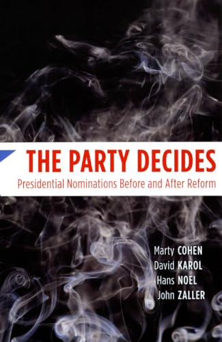 Book cover: “The Party Decides” with smoky, abstract background.