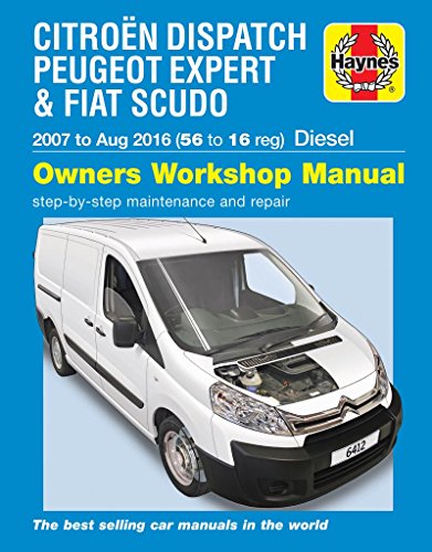 Haynes repair manual cover for Citroen, Peugeot & Fiat vans.