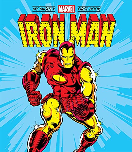 Iron Man in red and gold armor, comic book cover illustration.