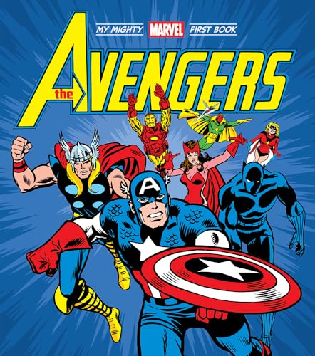 The Avengers superheroes in a comic book style illustration.