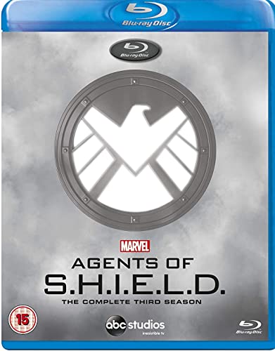 Blu-ray case for Marvel's Agents of S.H.I.E.L.D. Season 3 featuring the S.H.I.E.L