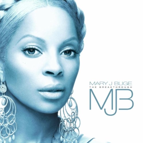 CD cover featuring a close-up portrait of Mary J. Blige in blue tones.