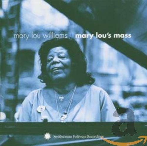 CD cover featuring portrait of jazz pianist Mary Lou Williams.
