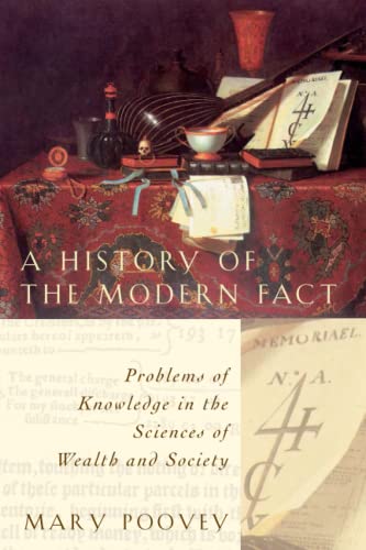 Book cover: “A History of the Modern Fact” with still life imagery.