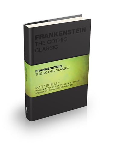 Book cover for "Frankenstein: The Gothic Classic" by Mary Shelley.