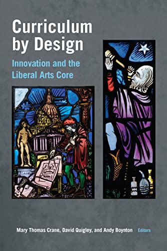 Book cover with title and stained-glass image of figures and architecture.