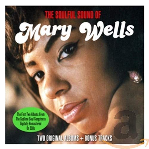 CD cover featuring a close-up portrait of singer Mary Wells.