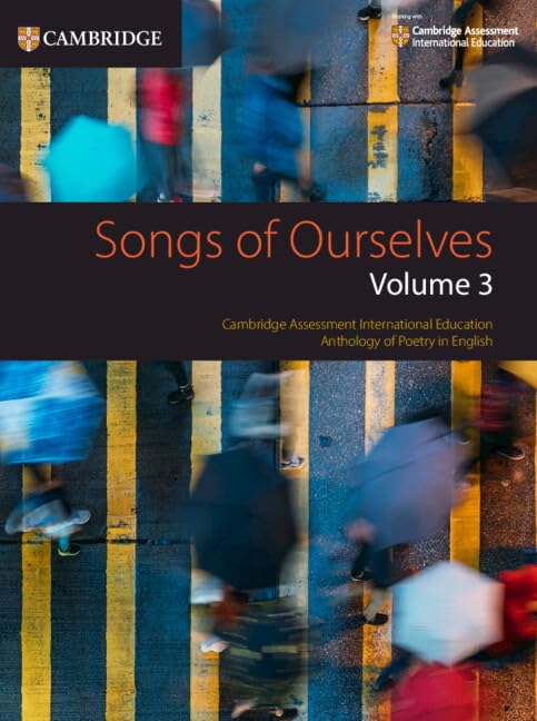 Book cover for Songs of Ourselves Volume 3 featuring a blurry street crossing scene.