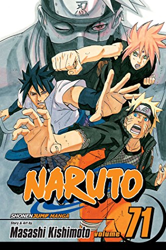 Naruto manga volume 71 cover with characters in action poses.