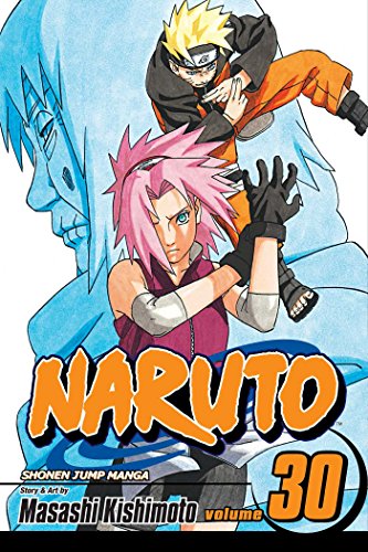 Naruto manga volume 30 cover featuring Naruto, Sakura, and Sasori.