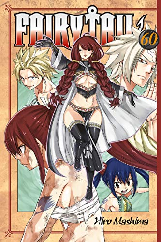 Cover of “Fairy Tail 60” manga featuring characters in action poses.