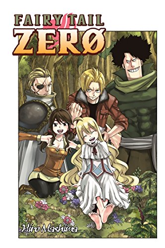 Cover of "FAIRY TAIL Zero" manga featuring five characters in a forest.