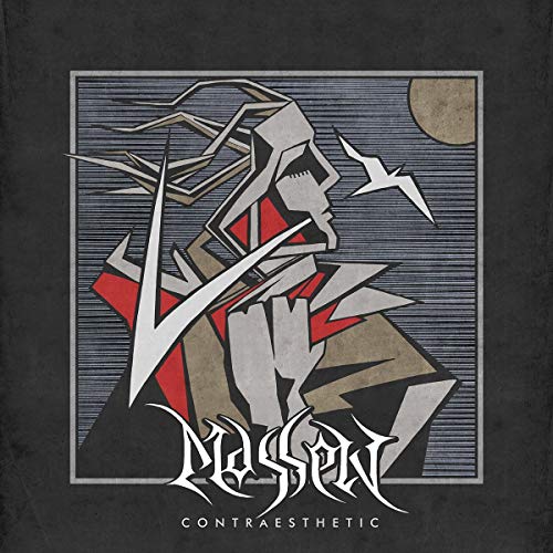 Album cover for "Massen - Contraesthetic" featuring angular, graphic illustration.