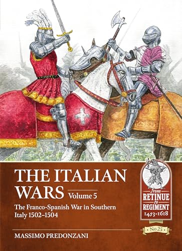 Book cover illustration showing two armored knights on horseback engaged in a sword fight.
