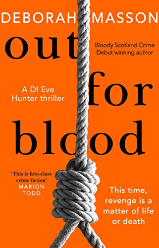 Book cover with orange background, black text, and a hanging rope noose in center.